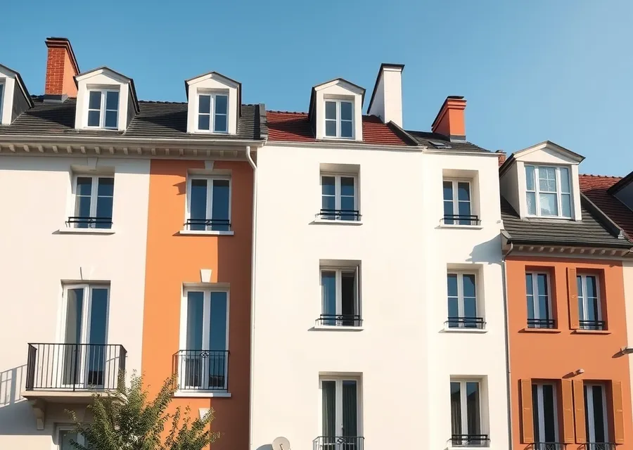 Façade rénovée par un artisan peintre à Lyon
